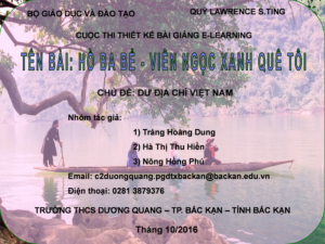 Hồ Ba Bể - Viên ngọc xanh quê tôi