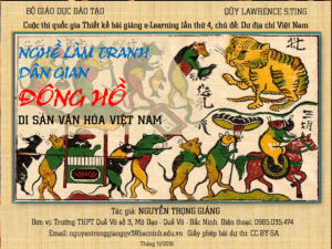 Nghề làm tranh dân gian Đông Hồ - Di sản văn hoá Việt Nam